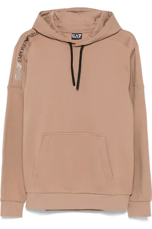 EA7 Hoodie con logo de goma