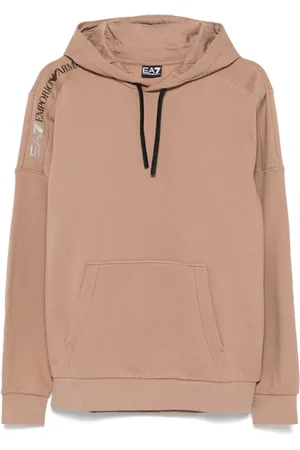 EA7 Hoodie con logo de goma