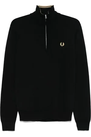 Fred Perry Suéter con logo bordado