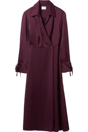 Claudie Pierlot Vestido largo con diseño cruzado