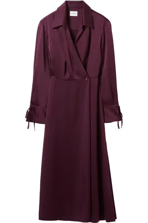 Claudie Pierlot Vestido largo con diseño cruzado