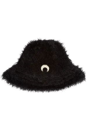 Marine Serre Gorro de pescador con lunas crecientes bordadas