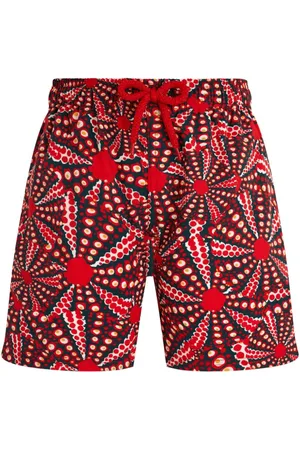 Vilebrequin Shorts de playa con estampado gráfico