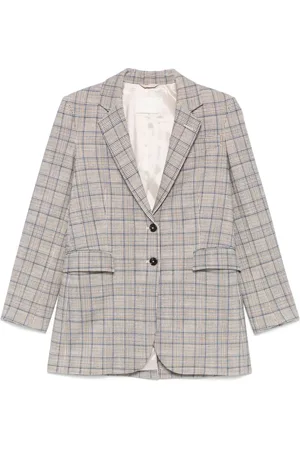 Circolo Blazer con estampado de cuadros príncipe de Gales
