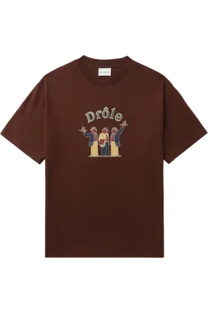 Drôle de Monsieur Playera con logo estampado