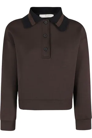 TELA Playera tipo polo con cuello en contraste