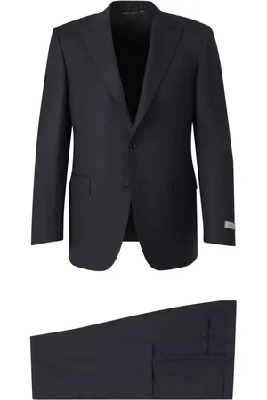 CANALI Traje con estampado de rayas diplomáticas
