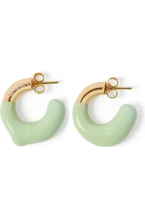 SUNNEI Aretes con detalle de goma