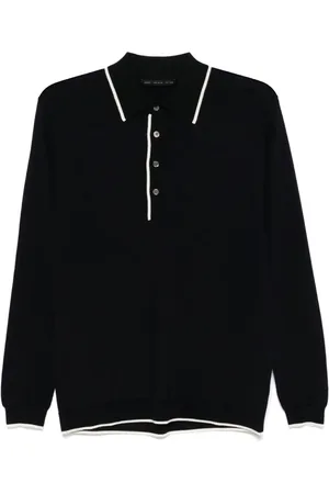 LOW BRAND Playera tipo polo de manga larga