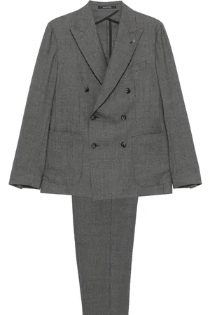 TAGLIATORE Traje con motivo pied de poule
