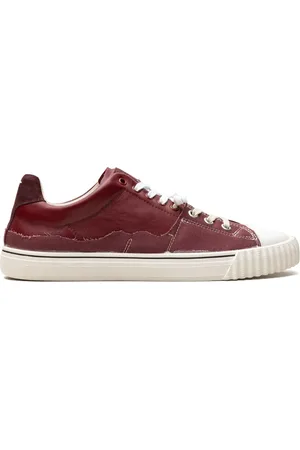Maison Margiela Tenis bajos Burgandy