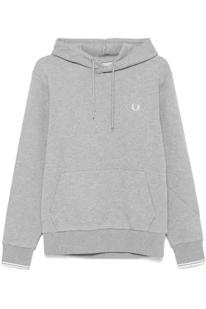 Fred Perry Hoodie con logo bordado