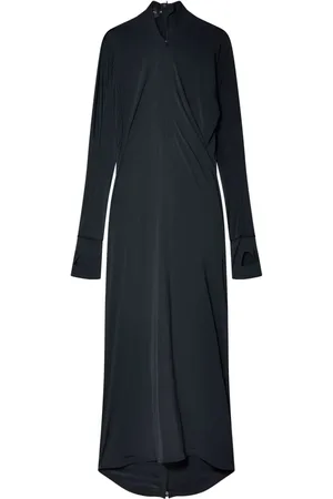 JOHANNA PARV Vestido midi con detalle drapeado