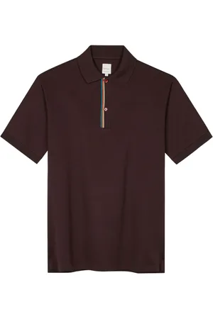 Paul Smith Playera tipo polo con ribete de rayas