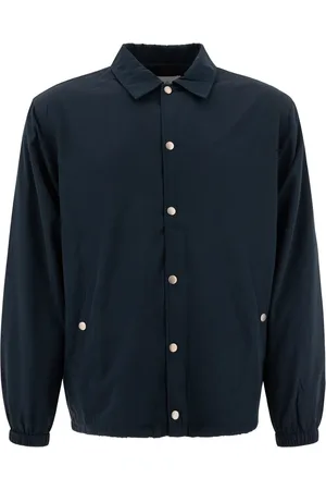 Maison Kitsuné Sobrecamisa con logo estampado