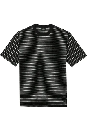 Paul Smith Playera texturizada con estampado a rayas