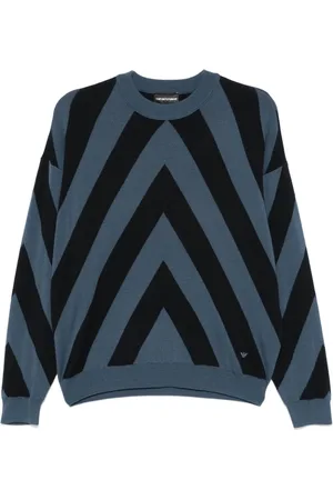 Emporio Armani Suéter con motivo chevron