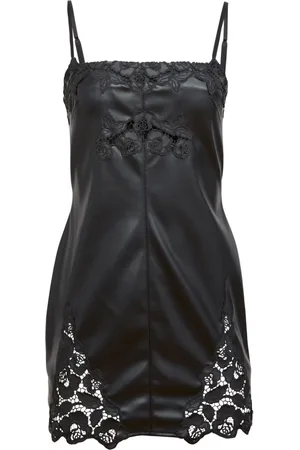FLEUR DU MAL Vestido corto con motivo de guipur