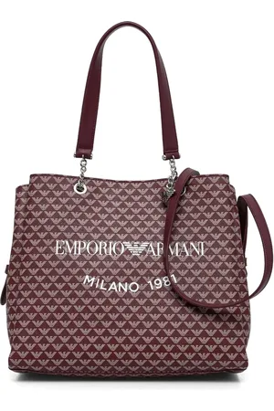 Emporio Armani Tote con logo estampado