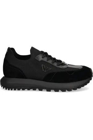 Emporio Armani Tenis con placa del logo