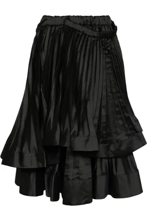NOIR KEI NINOMIYA Falda plisada a capas