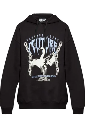 VERSACE Hoodie con estampado gráfico