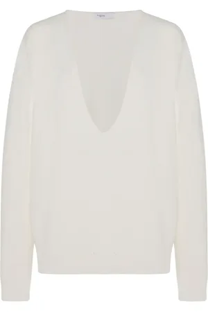 ROSETTA GETTY Suéter con cuello en V