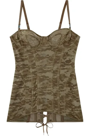 Diesel Corset con estampado militar de x Savage x Fenty