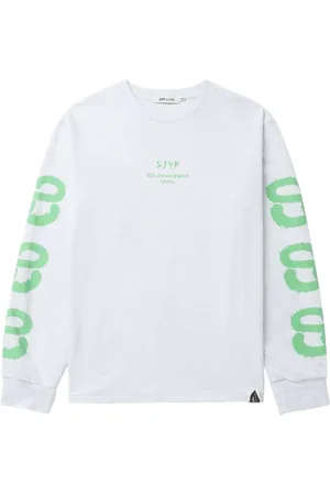 SJYP Playera con estampado gráfico