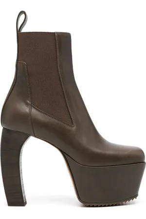 Rick Owens Botas Beatle Banana con tacón de 125mm