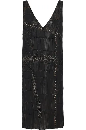 Prada Vestido midi con diseño patchwork