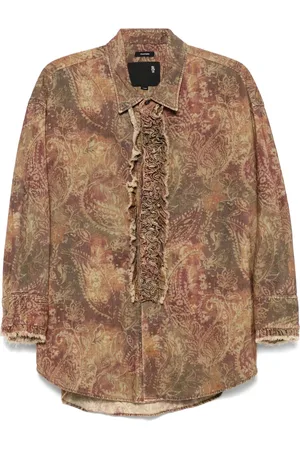 R13 Camisa de esmoquin