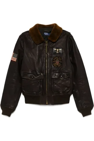 Ralph Lauren Chamarra bomber con cuello texturizado