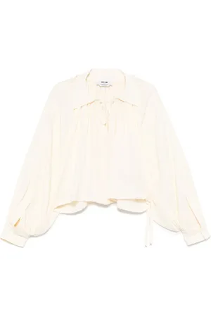 Msgm Blusa en crepé de china