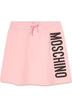Moschino Falda corta con logo estampado