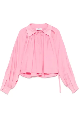 Msgm Blusa en crepé de china