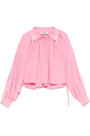 Msgm Blusa en crepé de china