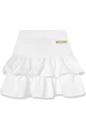 Moschino Falda con logo bordado