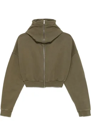Entire Studios Hoodie corta con cierre