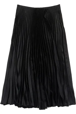 Bimba y Lola Falda midi con diseño plisado