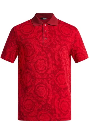 VERSACE Playera tipo polo Barocco