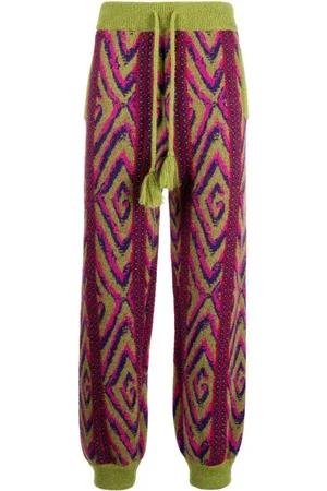 Gucci Pantalones tejidos con motivo G Rhombi