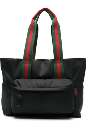 Gucci Tote con detalle Web