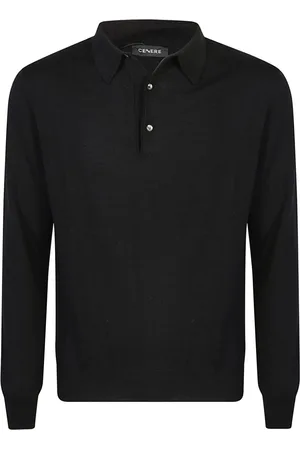 CENERE GB Playera tipo polo manga larga