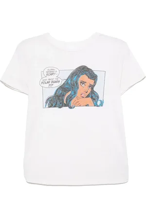 RE/DONE Playera con estampado gráfico