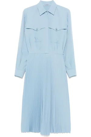 ERMANNO SCERVINO Vestido midi con detalle de pliegues