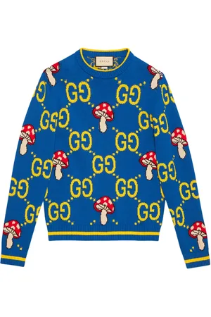 Gucci Suéter con cuello redondo y motivo Double G