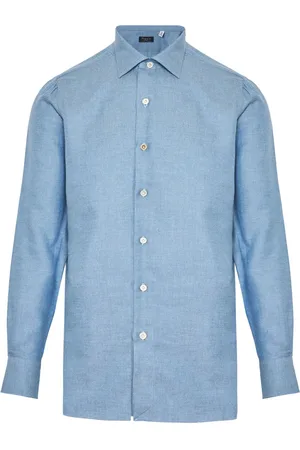Finamore Camisa con cuello italiano