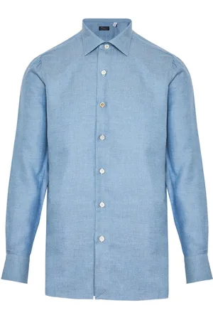 Finamore Camisa con cuello italiano