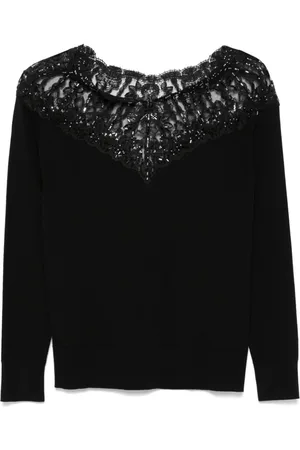 ERMANNO SCERVINO Suéter con detalles de cristal